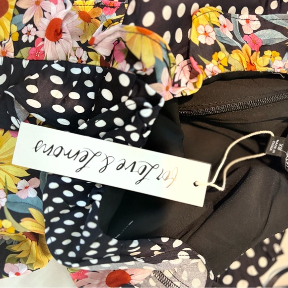 For Love & Lemons MOCHI SHIRRED MINI DRESS - Picture 8 of 8